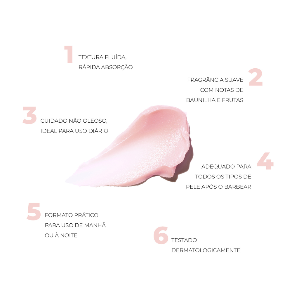 Blush Feather – Crème revitalizante pós-barbear