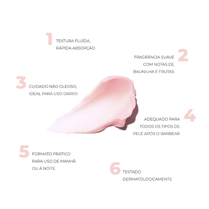 Blush Feather – Crème revitalizante pós-barbear